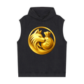 Snow Washed Sleeveless Hoodie