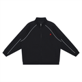 Reflection Striped Raglan Sleeve  Jacket