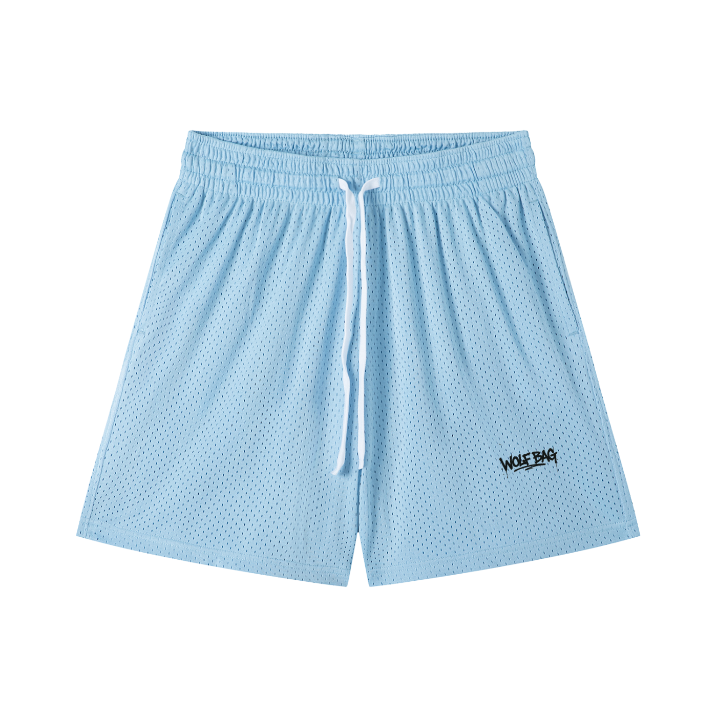 Mesh Drawstring Shorts