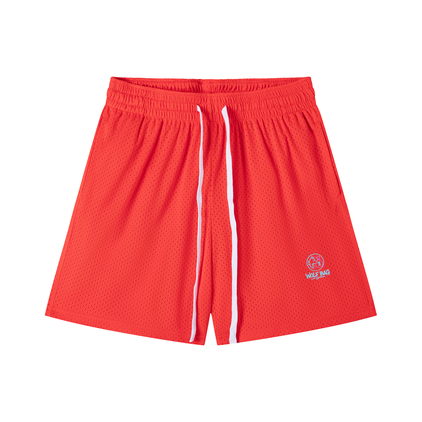 Mesh Drawstring Shorts