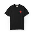 T-Shirt — Small Red Chest Print, Romantic Casual Tee