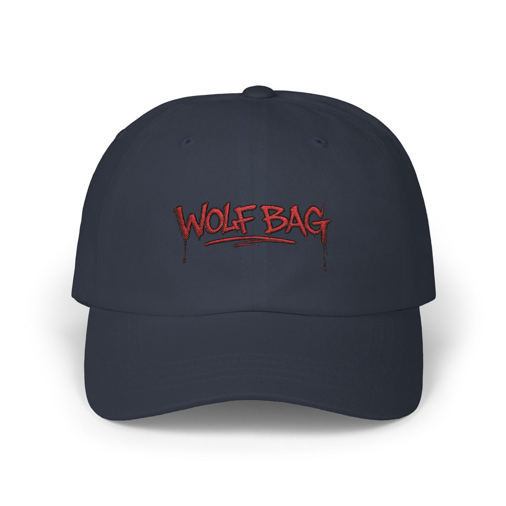 Wolf Bag Dad Cap — Embroidered Streetwear Baseball Hat