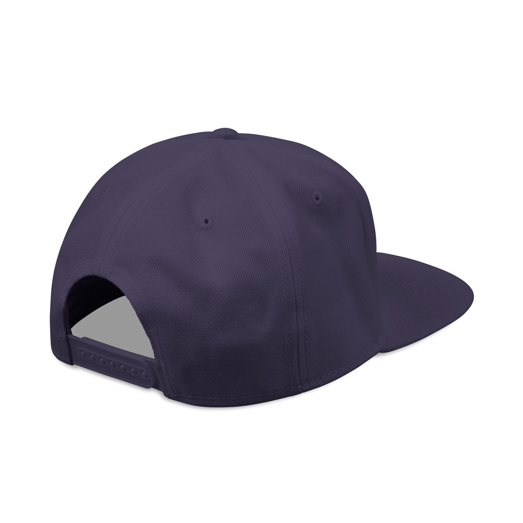Embroidered Ram Crest Snapback Hat — Adjustable Two-Tone Streetwear Cap