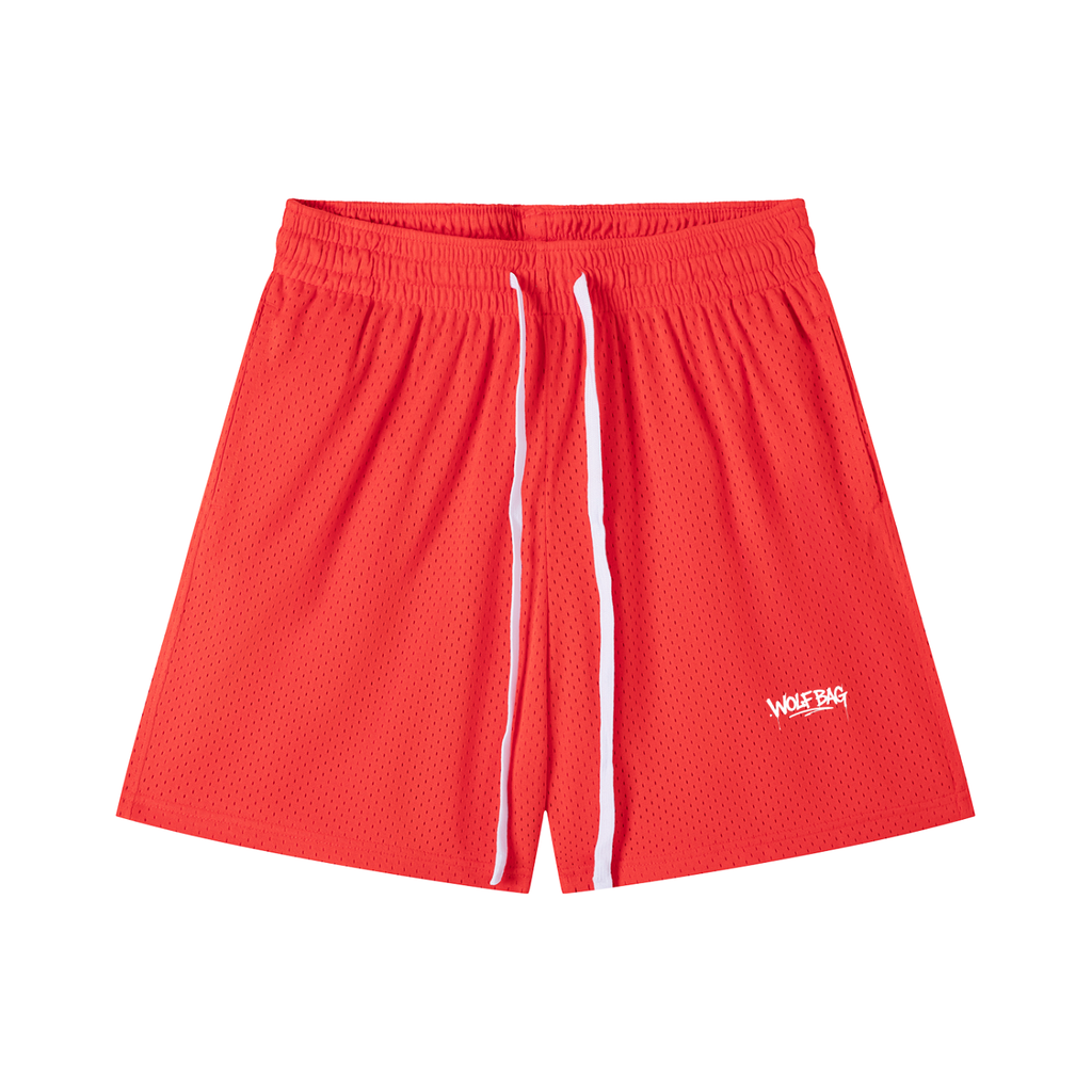 Mesh Drawstring Shorts