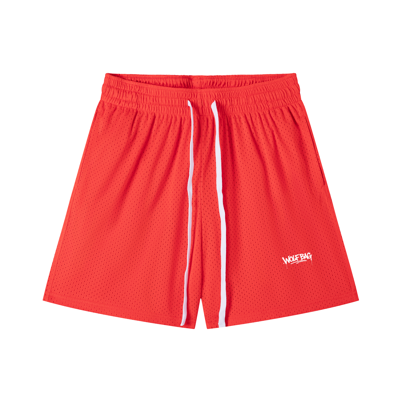 Mesh Drawstring Shorts