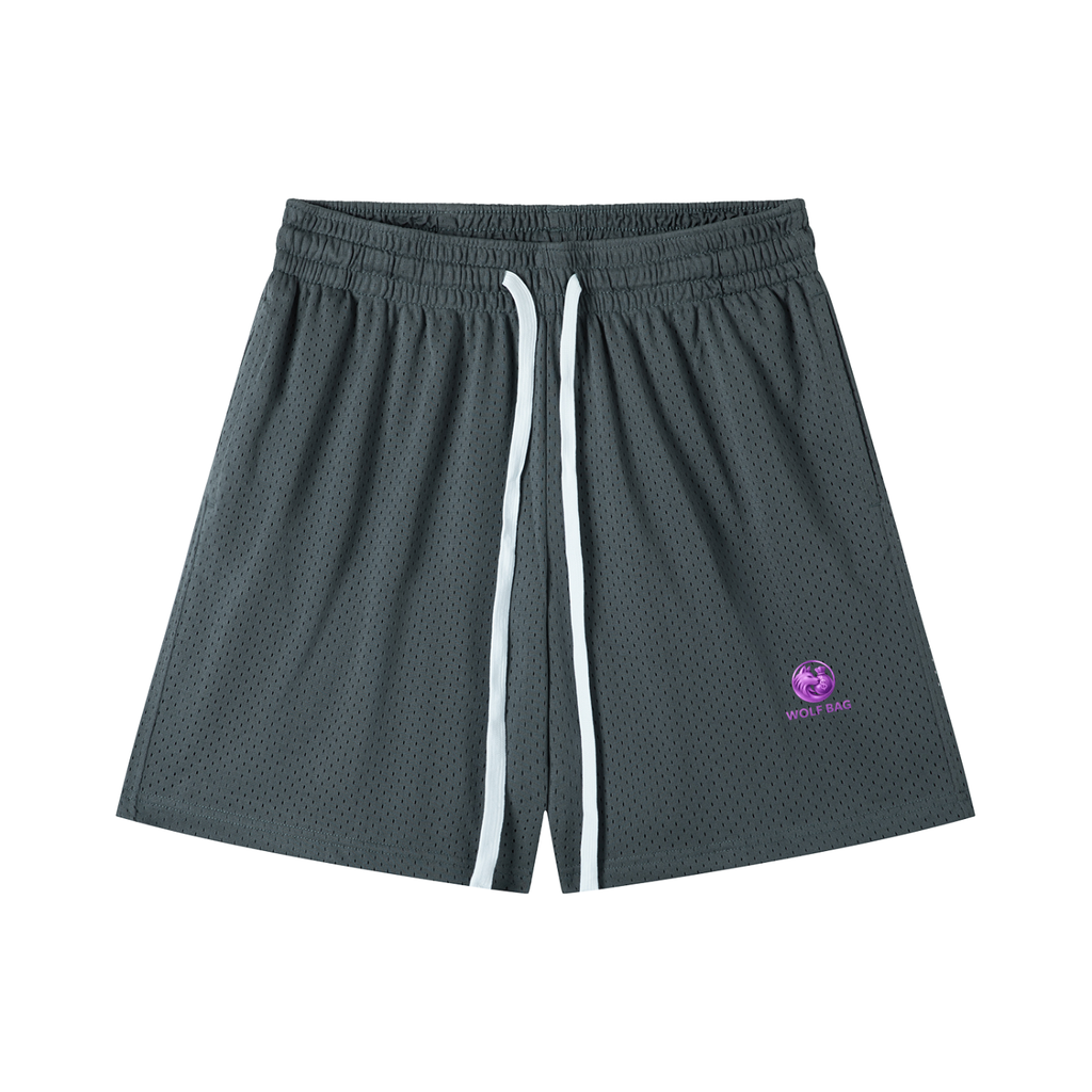 Mesh Drawstring Shorts
