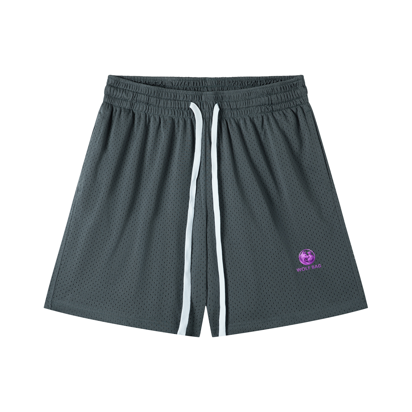 Mesh Drawstring Shorts