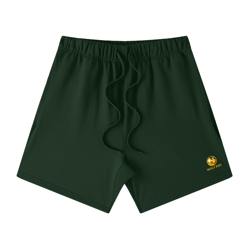 Unisex Earth Tone Loose Fit Cotton Shorts
