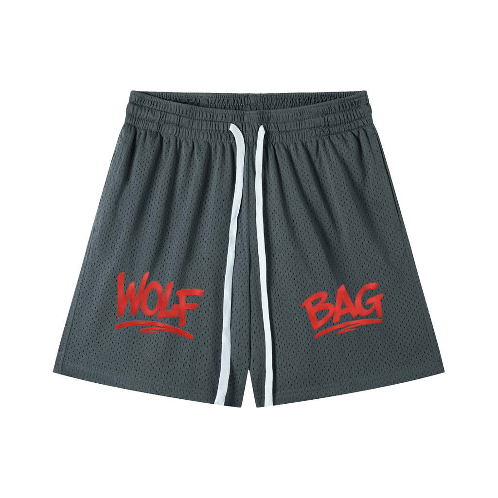 Mesh Drawstring Shorts