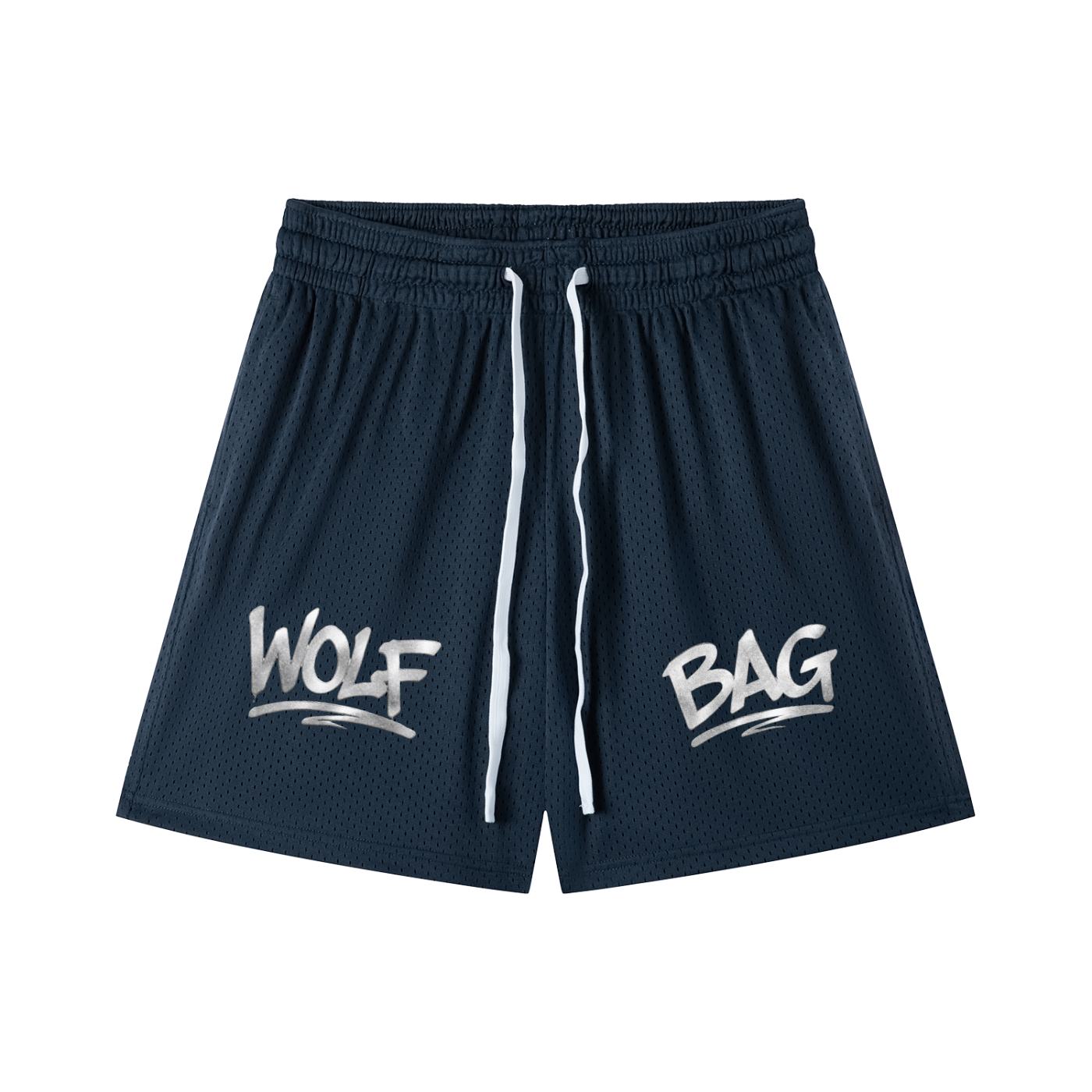 Mesh Drawstring Shorts