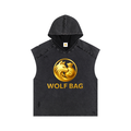 Snow Washed Boxy Hooded Tank Top