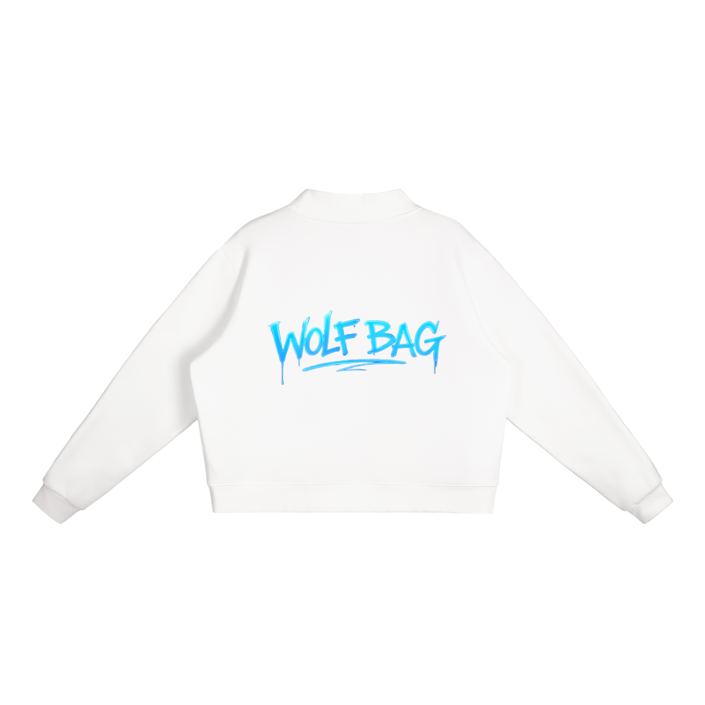 Essential Fleece Mock-Neck Crew Sweatshirt