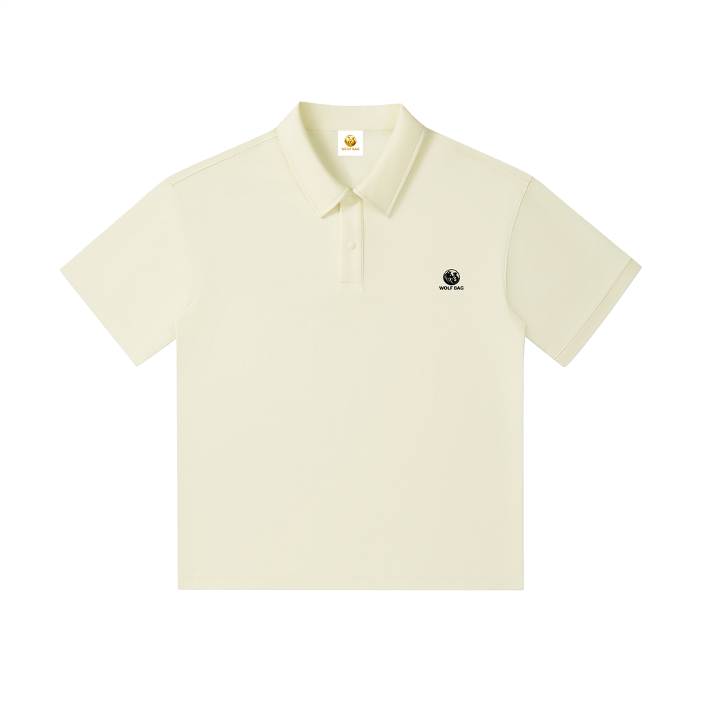 Drop Shoulder Short-Sleeve Polo