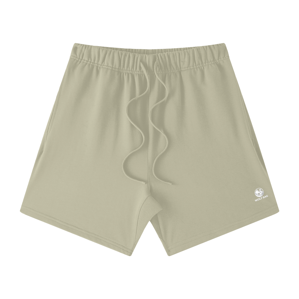 Unisex Earth Tone Loose Fit Cotton Shorts