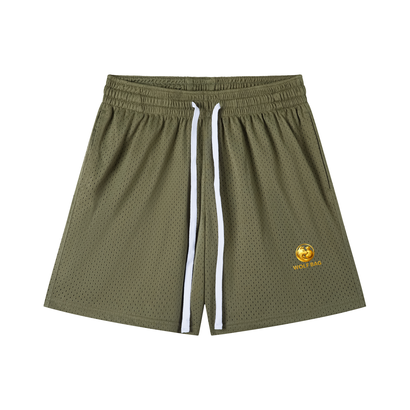 Mesh Drawstring Shorts