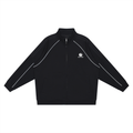 Reflection Striped Raglan Sleeve  Jacket
