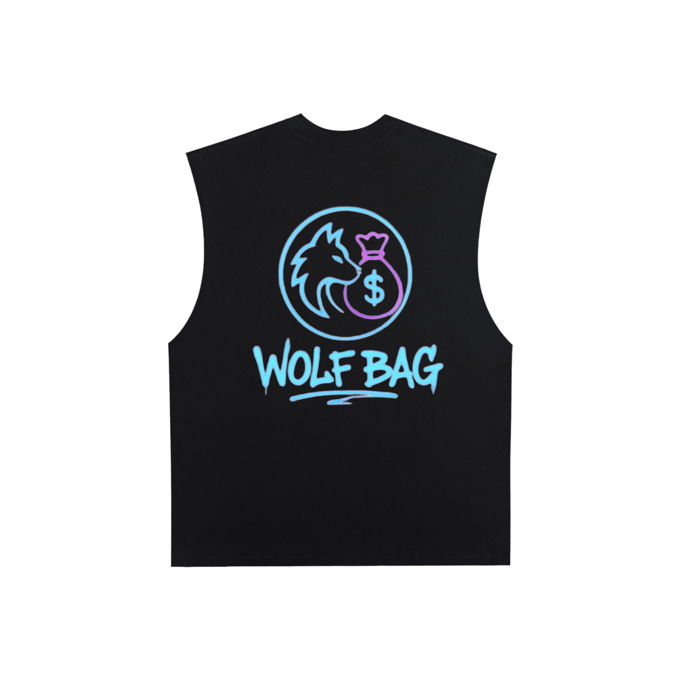 Raw Edge Cotton Tank Top