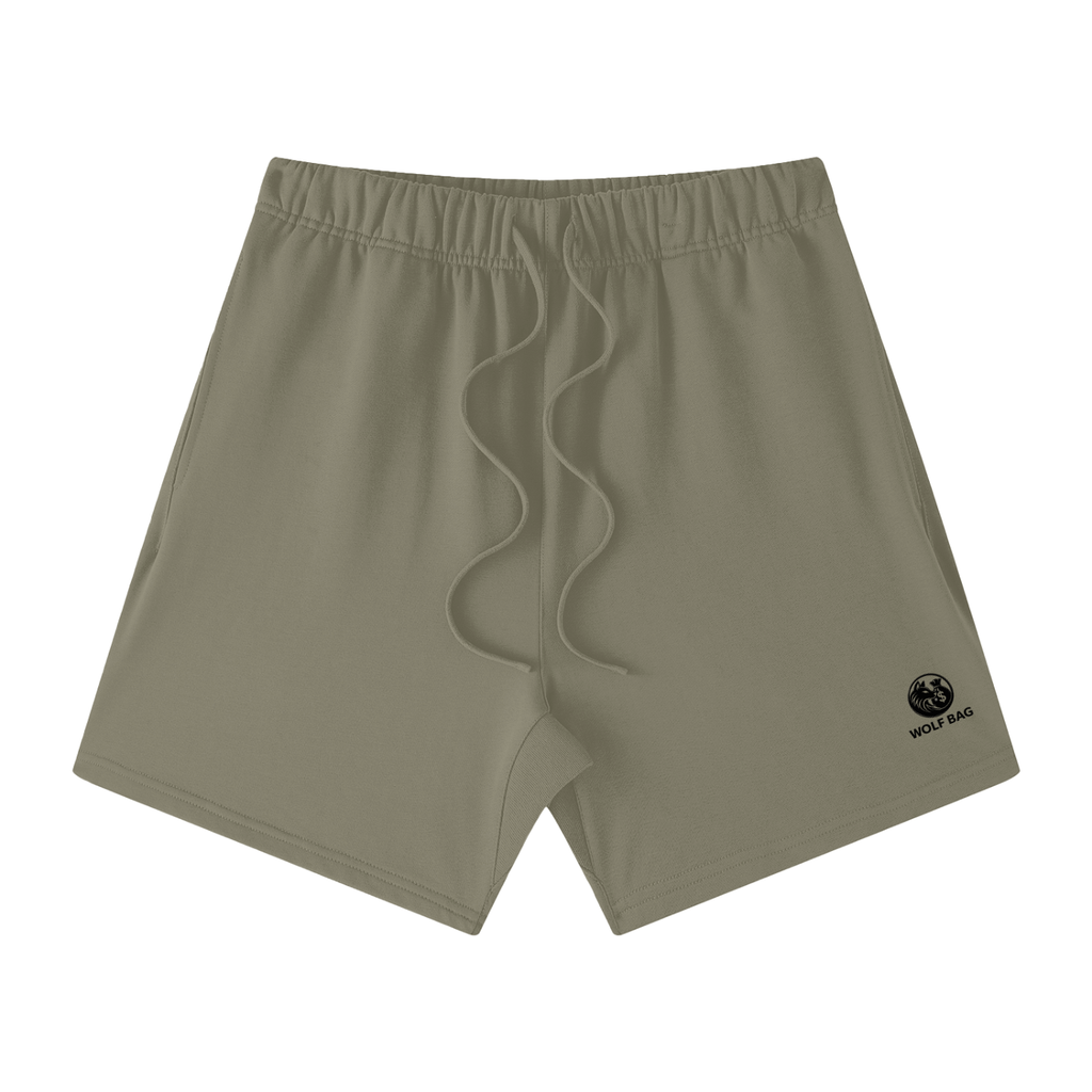 Unisex Earth Tone Loose Fit Cotton Shorts