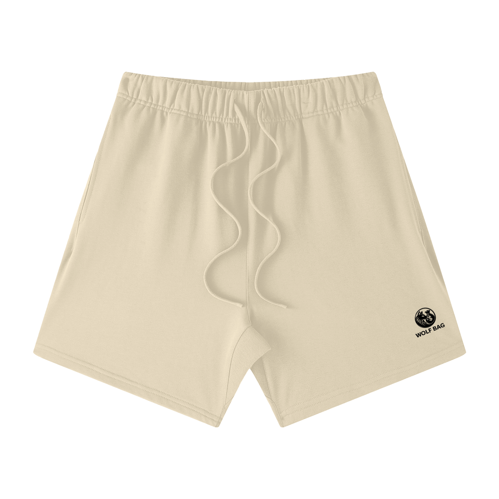 Unisex Earth Tone Loose Fit Cotton Shorts