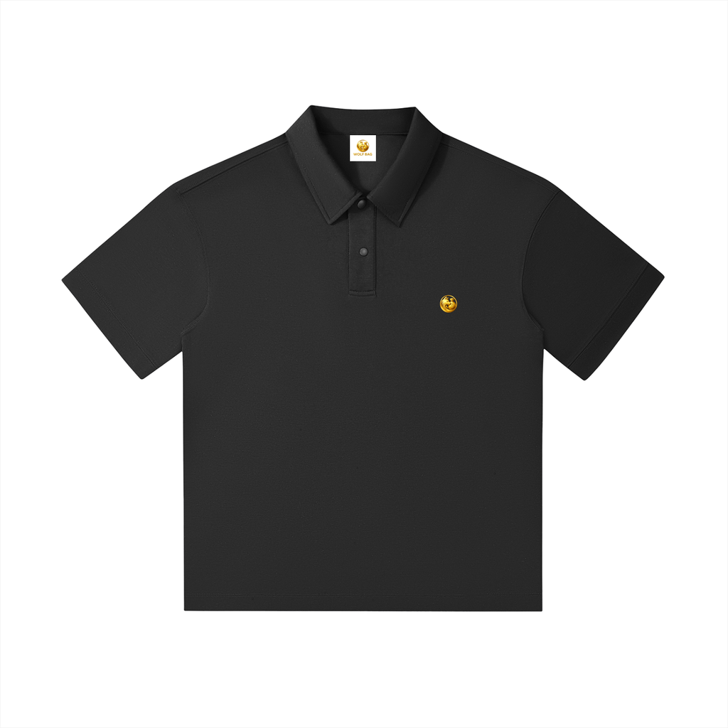 Drop Shoulder Short-Sleeve Polo