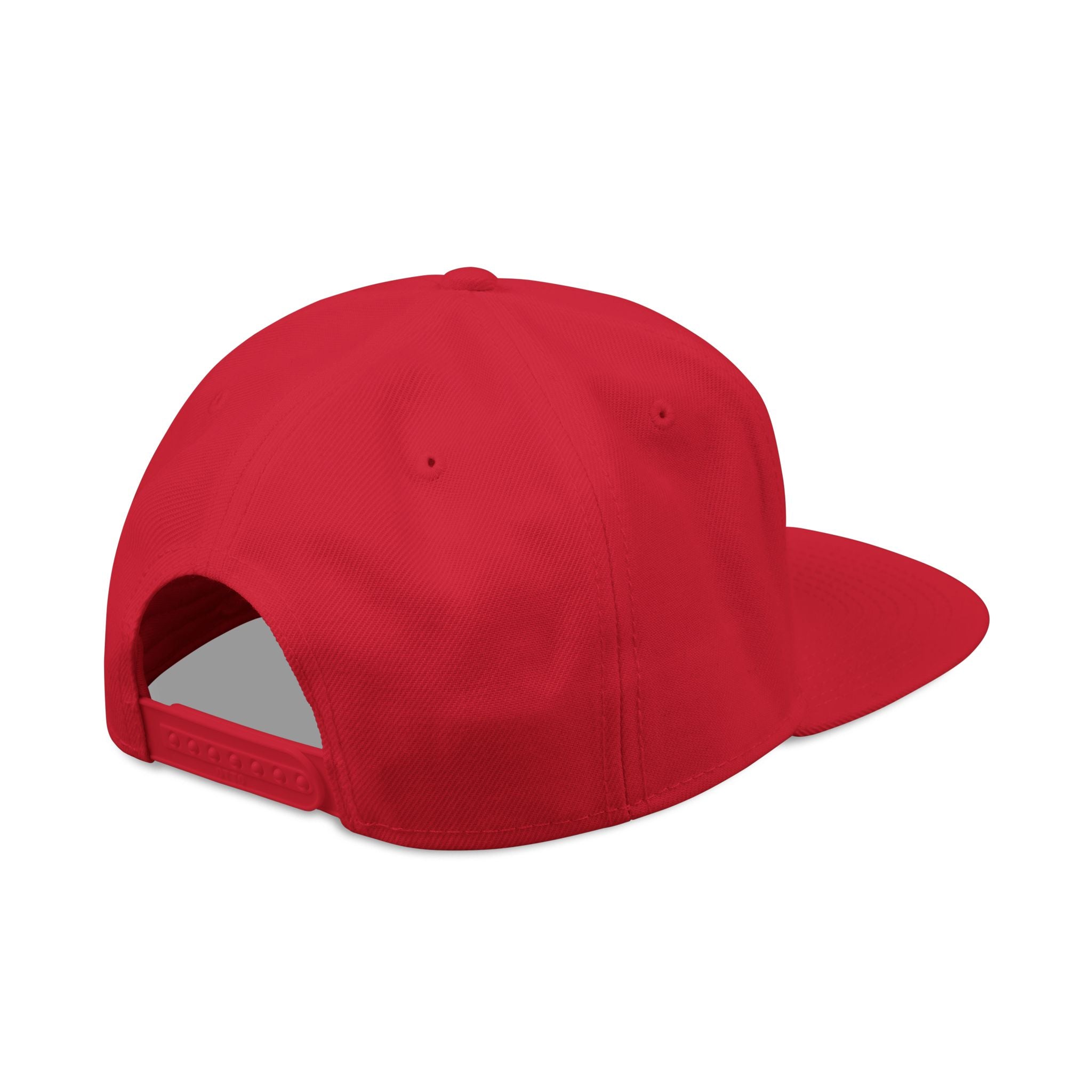 Embroidered Ram Crest Snapback Hat — Adjustable Two-Tone Streetwear Cap