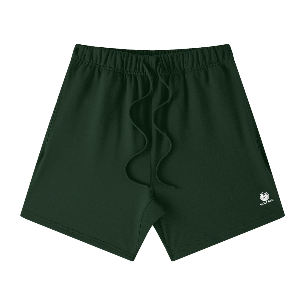 Unisex Earth Tone Loose Fit Cotton Shorts