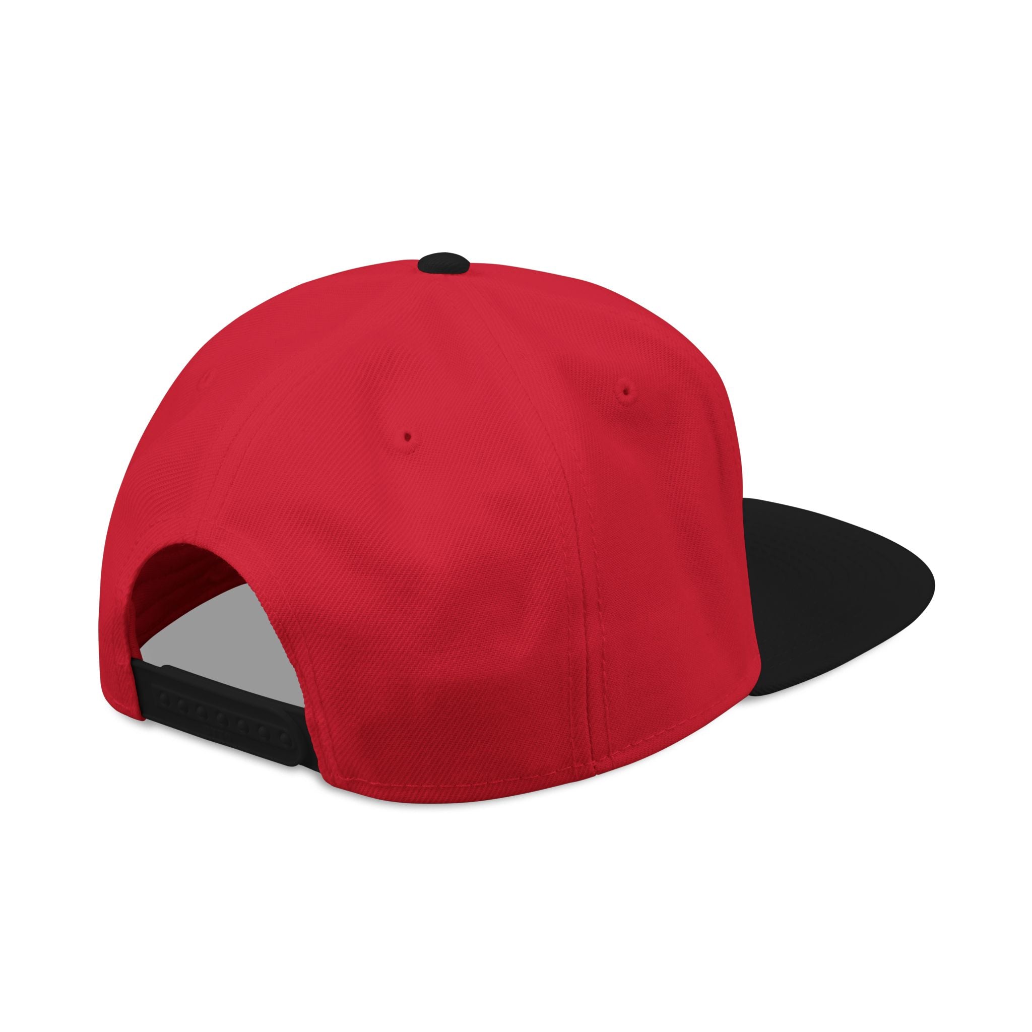 Embroidered Ram Crest Snapback Hat — Adjustable Two-Tone Streetwear Cap