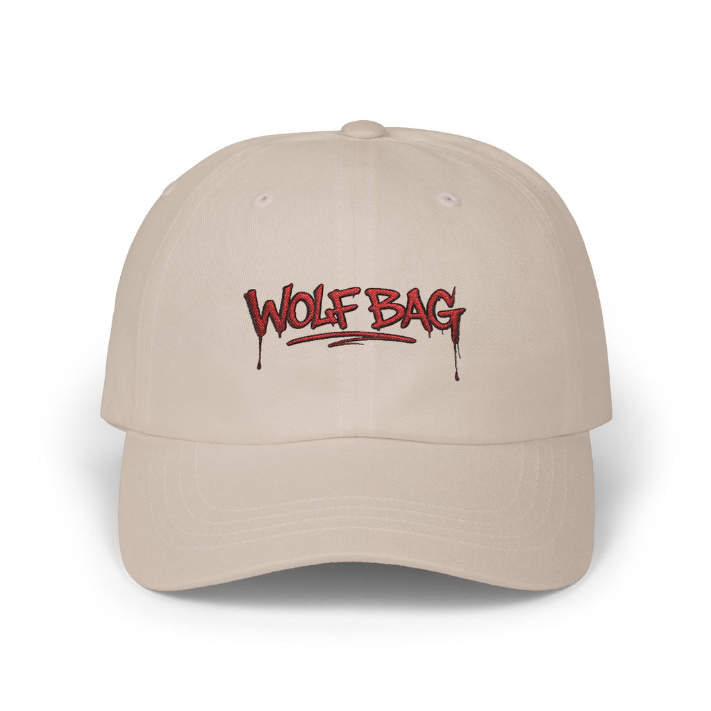 Wolf Bag Dad Cap — Embroidered Streetwear Baseball Hat