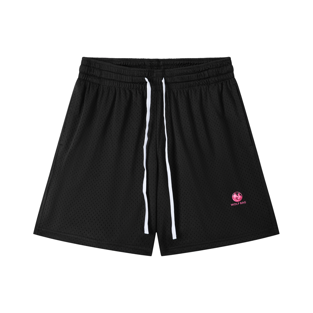 Mesh Drawstring Shorts