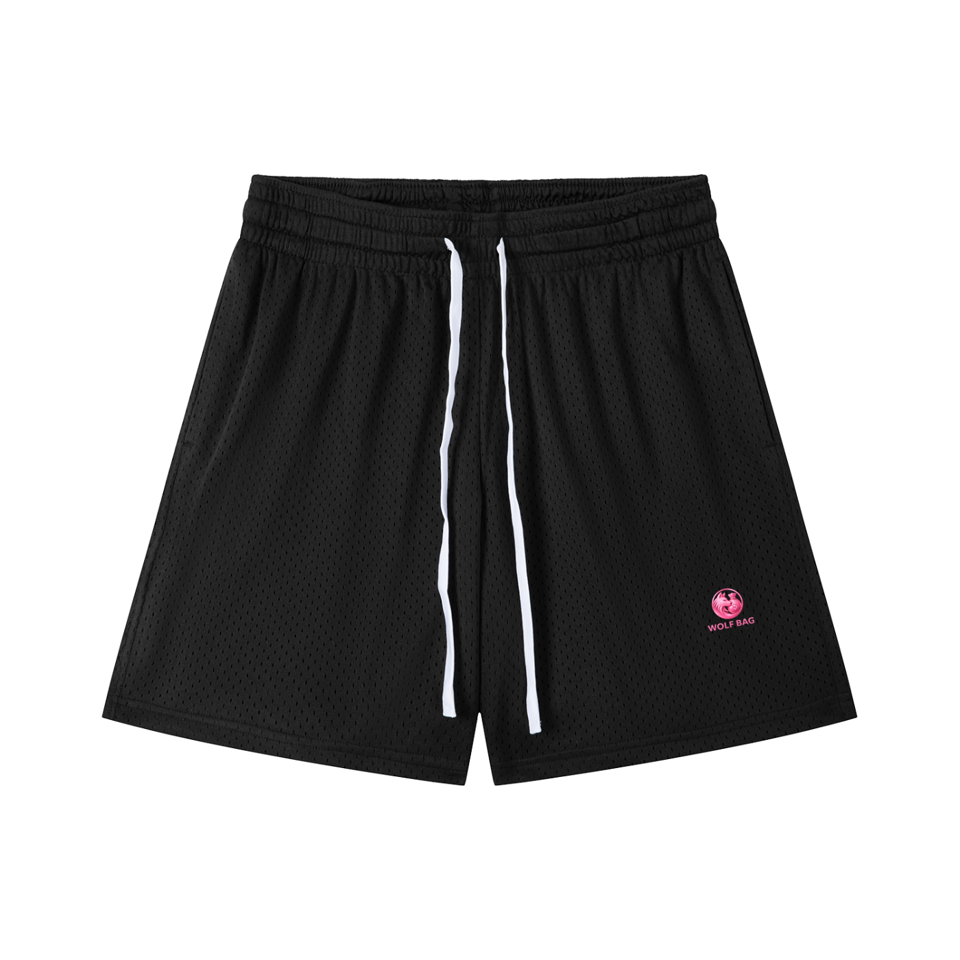 Mesh Drawstring Shorts
