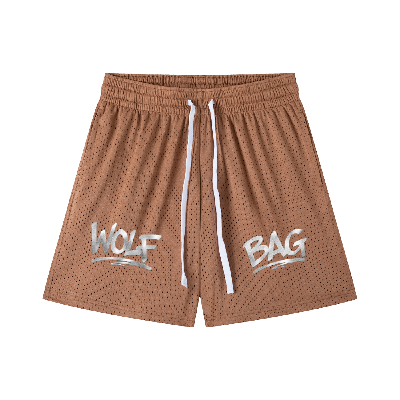 Mesh Drawstring Shorts