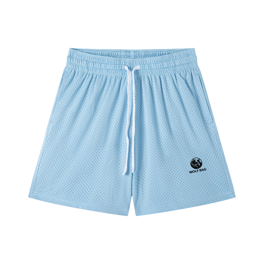 Mesh Drawstring Shorts