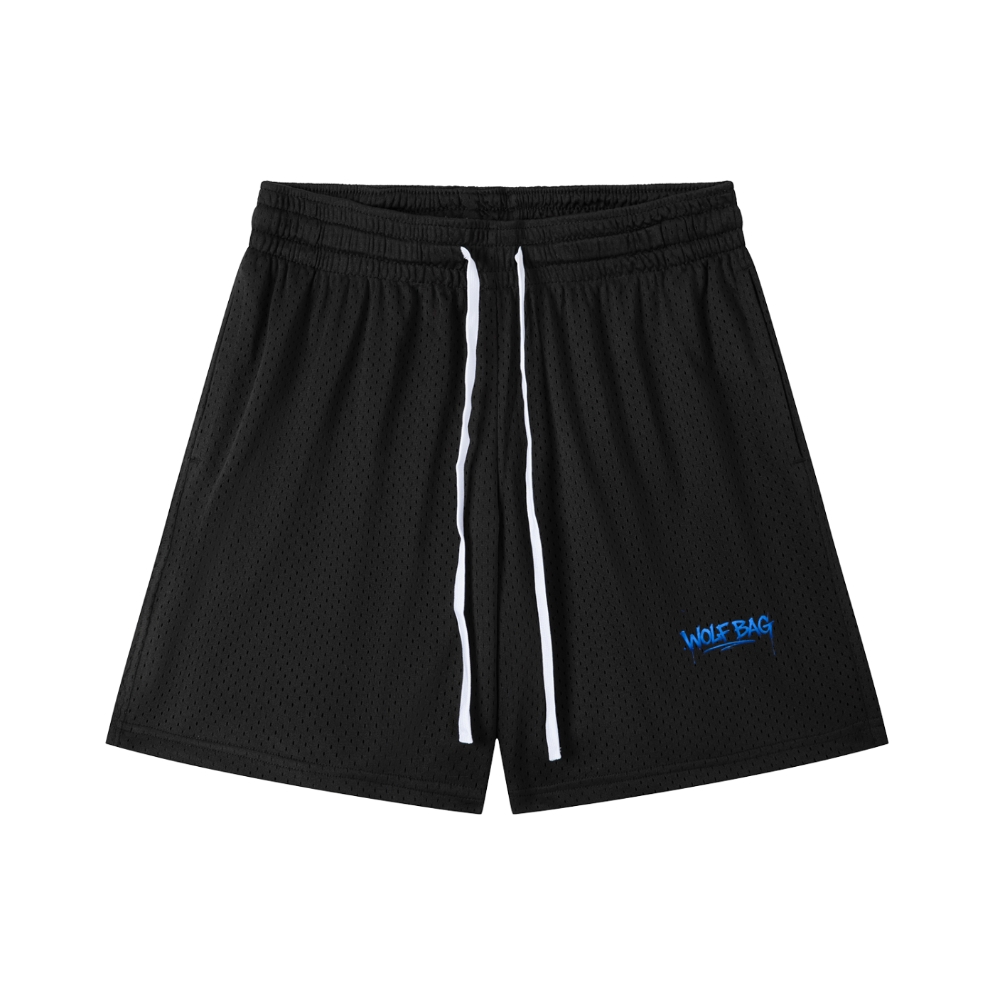 Mesh Drawstring Shorts