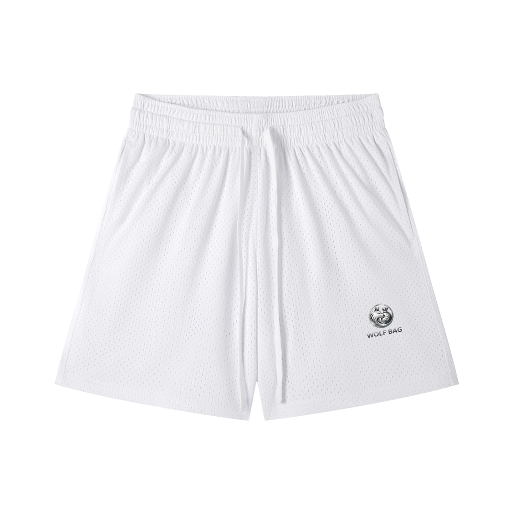 Mesh Drawstring Shorts