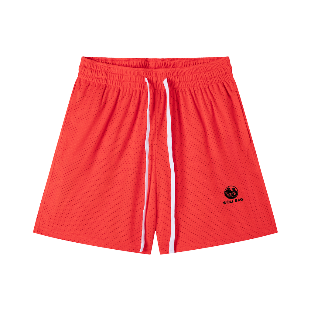 Mesh Drawstring Shorts
