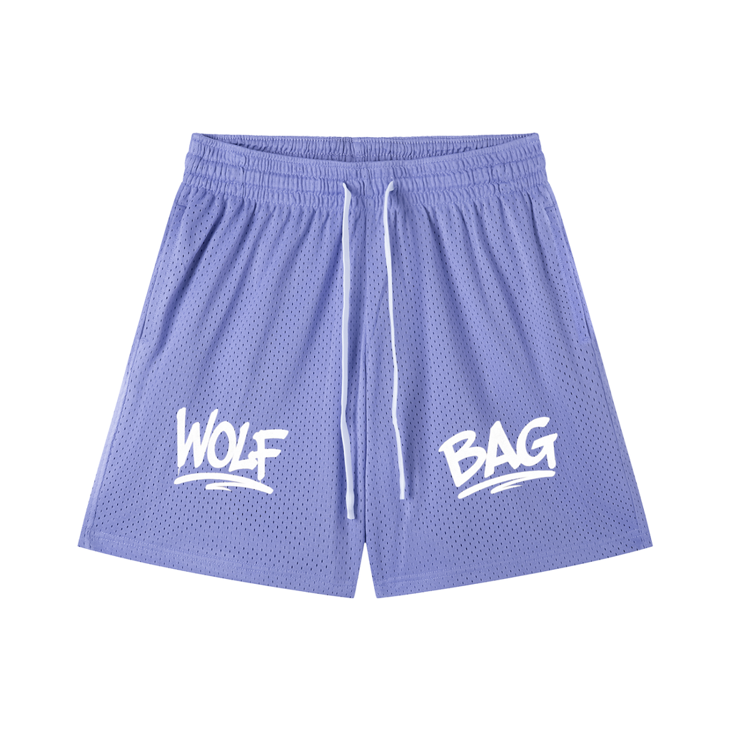 Mesh Drawstring Shorts