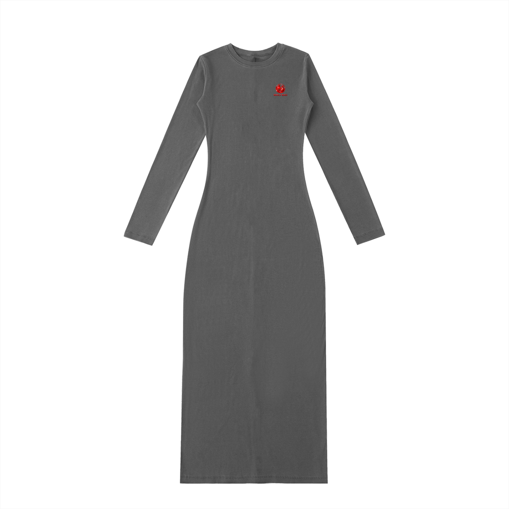 Dyed Washed Slit Maxi Dress