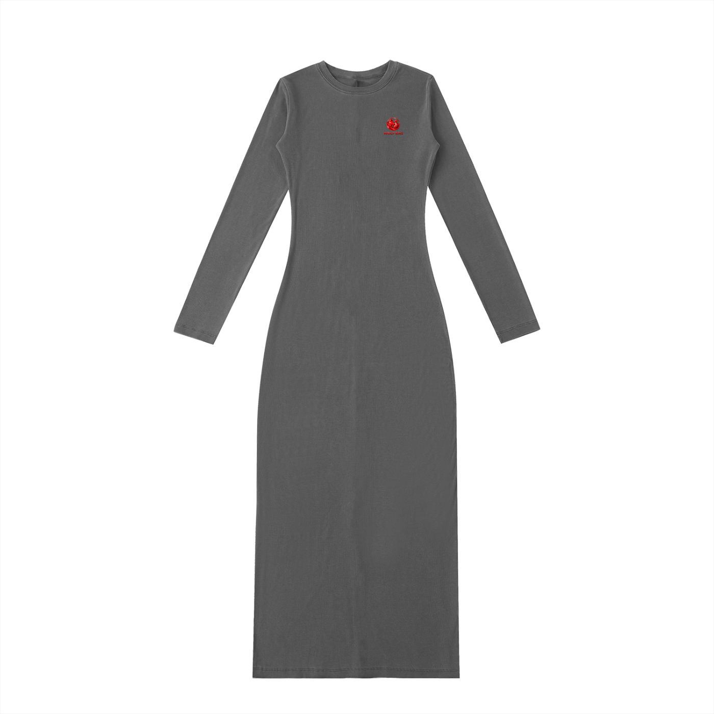 Dyed Washed Slit Maxi Dress