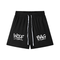 Mesh Drawstring Shorts