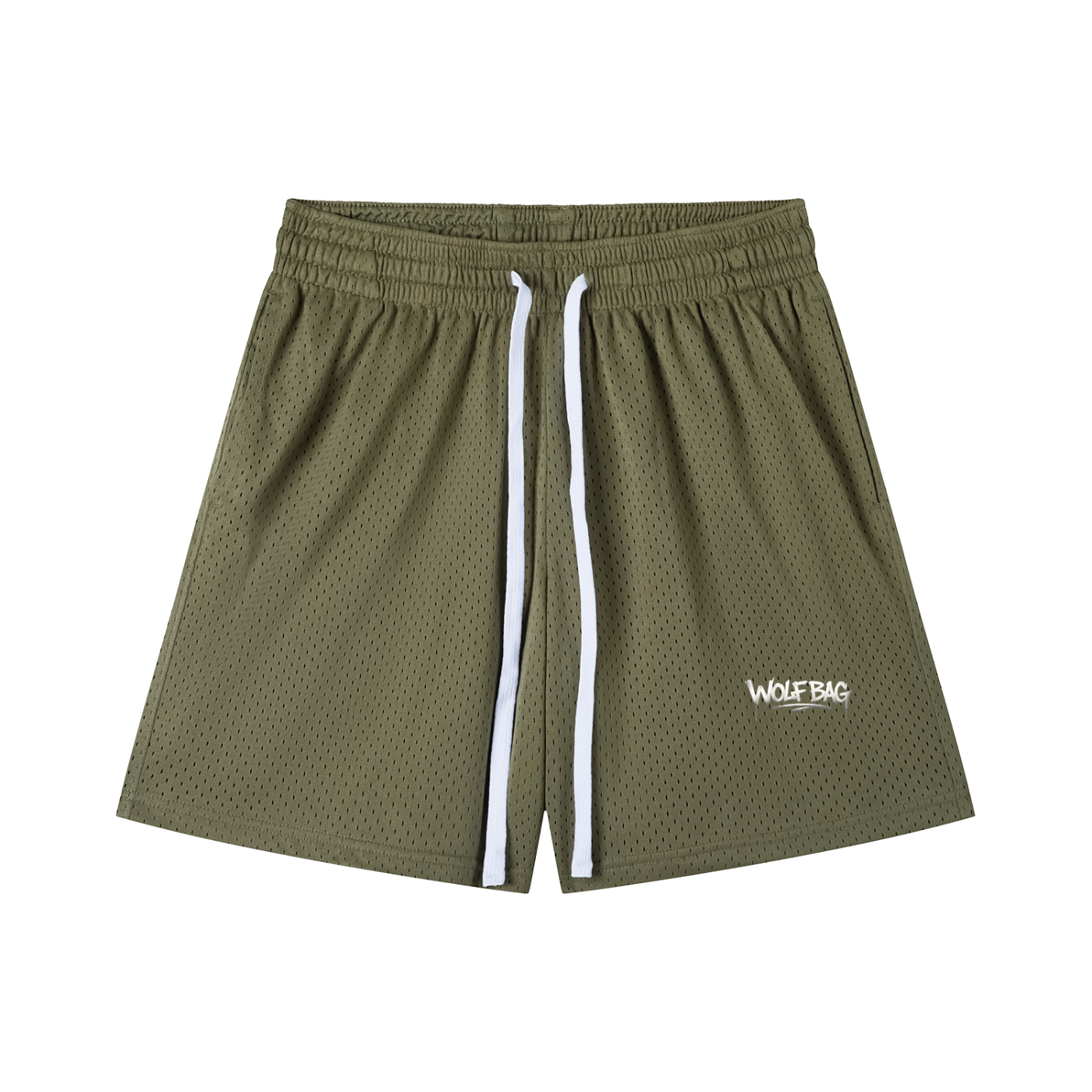 Mesh Drawstring Shorts