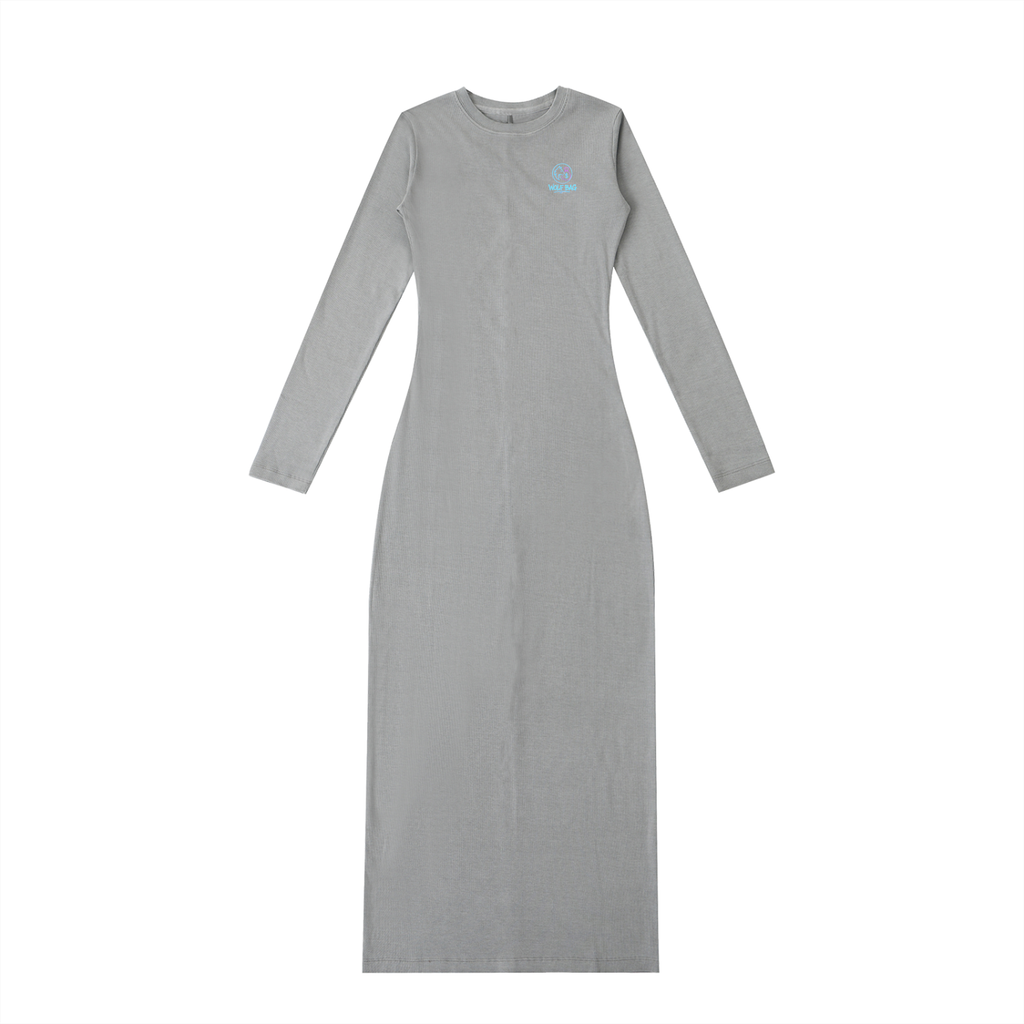 Dyed Washed Slit Maxi Dress