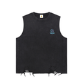 Snow Washed Raw-Hem Tank Top
