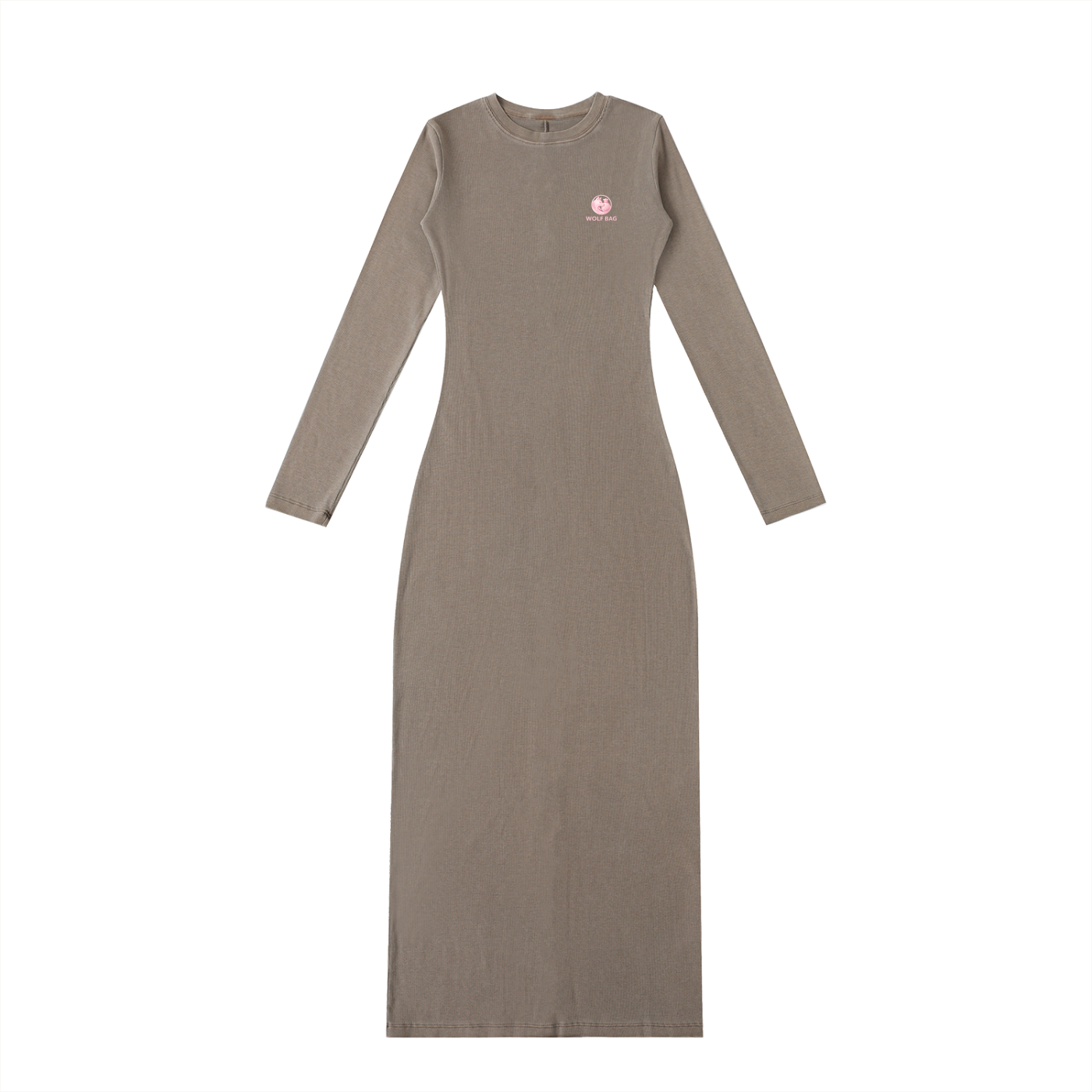 Dyed Washed Slit Maxi Dress
