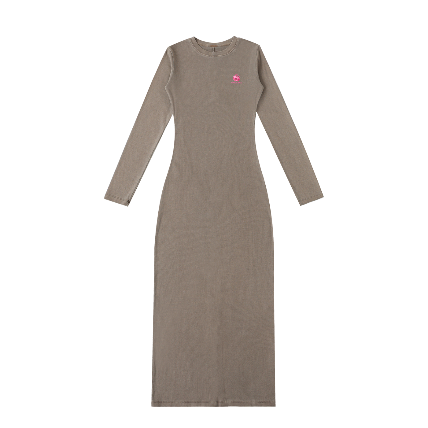 Dyed Washed Slit Maxi Dress