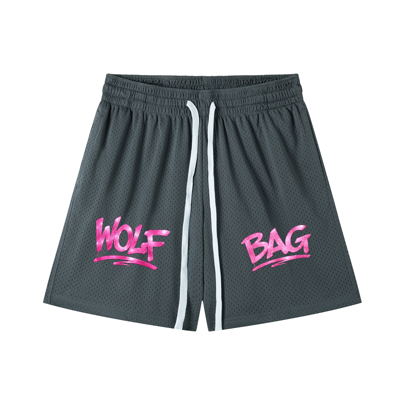 Mesh Drawstring Shorts