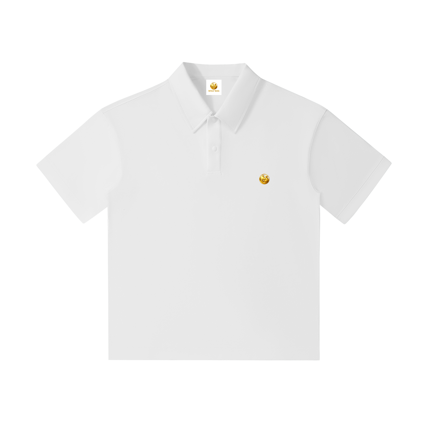 Drop Shoulder Short-Sleeve Polo
