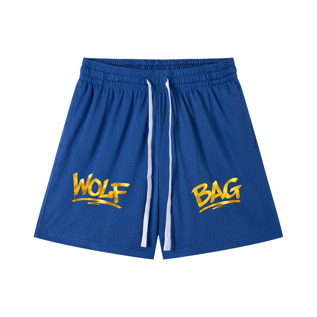 Mesh Drawstring Shorts