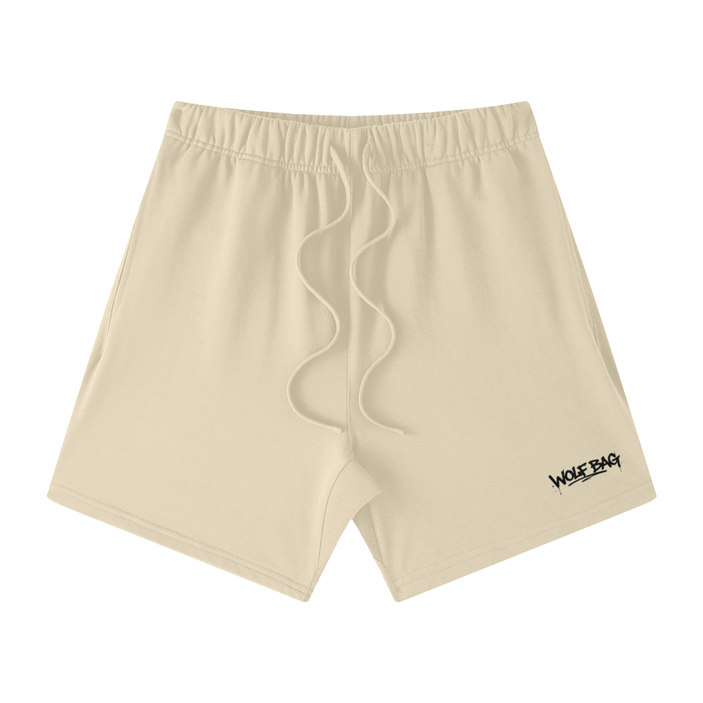Unisex Earth Tone Loose Fit Cotton Shorts