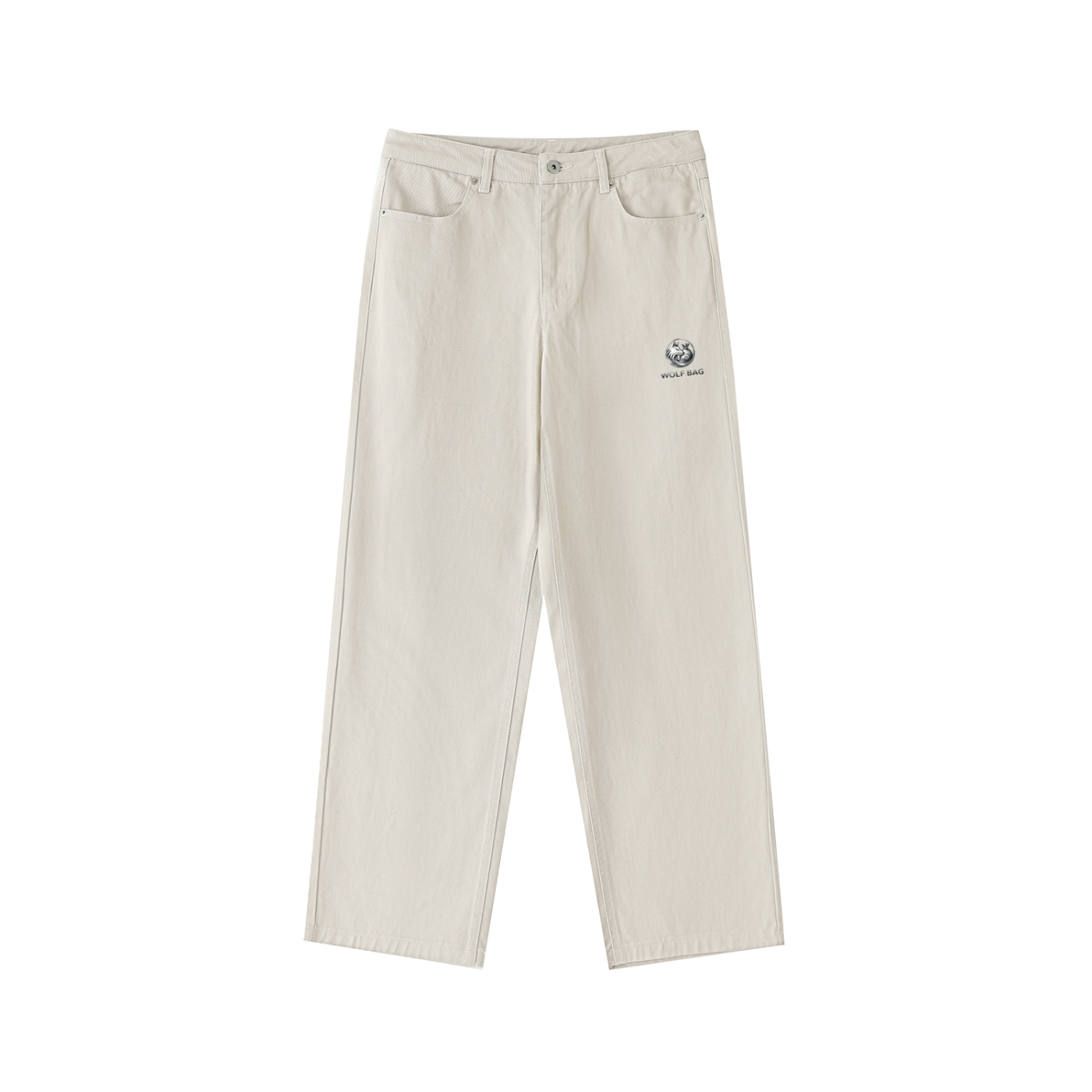 Heavyweight Cotton Straight-Leg Pants