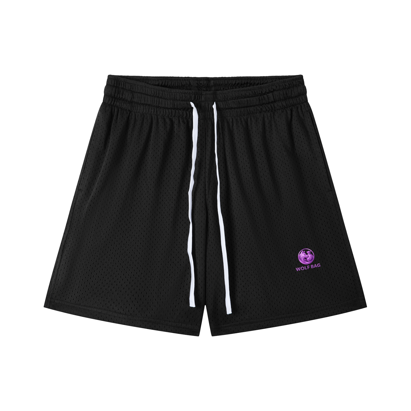 Mesh Drawstring Shorts